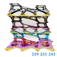 Free shipping roller skate frame inline roller frame rockered frame 219 mm 231 mm 243 mm