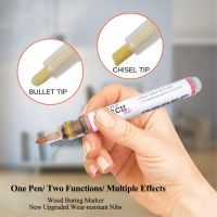 1XCB Wood Burning Marker Pen for DIY Scorch Marker Painting Replace Wood Burning Iron Tool Fine Tip Scorch Pen