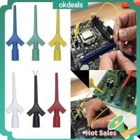 OKDEALS สำหรับการเขียนโปรแกรมอะแดปเตอร์ Grabber มินิ กรงเล็บทดสอบ IC แคลมป์ทดสอบ เครื่องทดสอบมัลติมิเตอร์ เครื่องวิเคราะห์ลอจิก ตะขอทดสอบเครื่องบินขนาดเล็ก คลิปทดสอบ SMD ขนาดเล็ก ตะขอสปริง IC