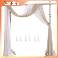 3 Panels Reusable Wedding Arch Draping Fabric 2FT x 18FT (70 x 550CM) Photography Props For Wedding Ceremony Reception Swag Decorations