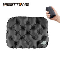 Westtune แผ่นรองนั่งเบาะเป่าลมกลางแจ้งแบบพับได้เสื่อสำหรับออกแคมป์แบบพกพายืดหยุ่นกันน้ำสำหรับปิกนิกปีนเขานักท่องเที่ยว