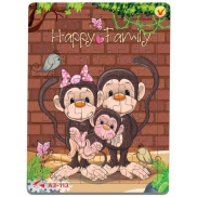 Tranh Xếp Hình A3 48 Mảnh - Happy Family A3-113