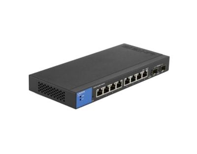 LINKSYS LGS310C 8-Port Managed Gigabit Ethernet Switch พร้อม 1G SFP Uplinks x2 เน็ตเวิร์คสวิตช์ รับประกัน 5 ปี