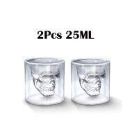 Crystal Skull Head Shot Glass Cocktails Beer Wine 1000ML 550ML Bottle Glass Champagne Fruit Juice Party Drinkware Cup Bottles