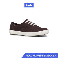KEDS รองเท้าผ้าใบ แบบผูกเชือก รุ่น CHAMPION ORGANIC CANVAS สีแดงเลือดนก ( WF65183 )