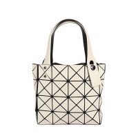 Issey Miyake Fashion diamond bag womens new mini small square bag shoulder handbag geometric lattice bag