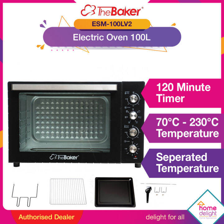 The Baker Electric Oven 100L [ESM100LV2 / ESM100LV2] Lazada