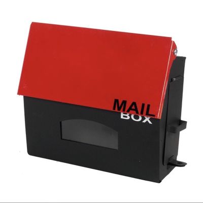 สินค้าใหม่ Mail Box ตู้จดหมาย Two Tone Mini ตู้รับจดหมาย ขนาด 22.5 x 23.3 x 10 ซม. สีแดง-ดำ ตู้จดหมายสวยๆ