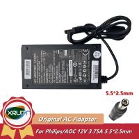 Orignal ADPC1245 12V 3.75A AC Power Adapter ADPC12416AB Charger For AOC 230LM00023 PHILIPS 239C4Q E2271HDS 227E4QH 239C4QHSW New original warranty 3 years