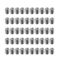 50Pcs M2.5 x 3mm Stainless Steel Hex Socket Set Grub Screws Headless Cup Point