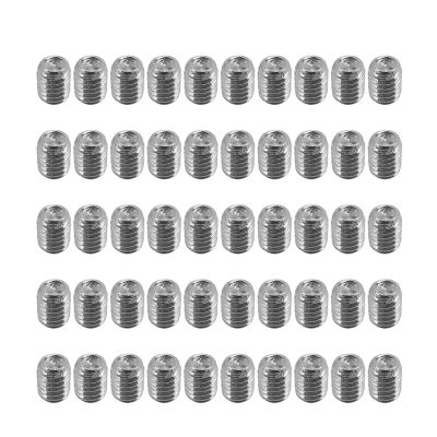 50Pcs M2.5 x 3mm Stainless Steel Hex Socket Set Grub Screws Headless Cup Point