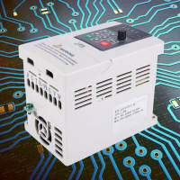 380V 2.2KW VFD อินเวอร์เตอร์ไดรฟ์ความถี่ตัวแปรสำหรับการควบคุมความเร็วมอเตอร์เอาต์พุตอินพุต 3 เฟส