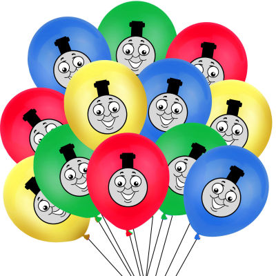 12 Pcs Thomas &amp; Friends บอลลูนของเล่นการ์ตูน Party ของขวัญวันเกิดสำหรับเด็ก