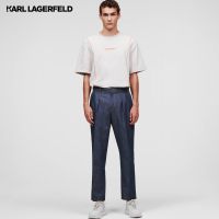 KARL LAGERFELD - TAILORED SUMMER TROUSERS 231M1000 กางเกงขายาว