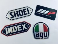 สติ๊กเกอร์ AGV SHOEI WP INDEX สติกเกอร์ ฟอยล์ 4ชิ้น สะท้อนแสง แต่งรถ ติดรถ หมวกกันน็อค รถมอเตอร์ไซค์ รถซิ่ง Honda Yamaha Suzuki Kawasaki Ducati Bigbike Motorcycle Racing Sticker