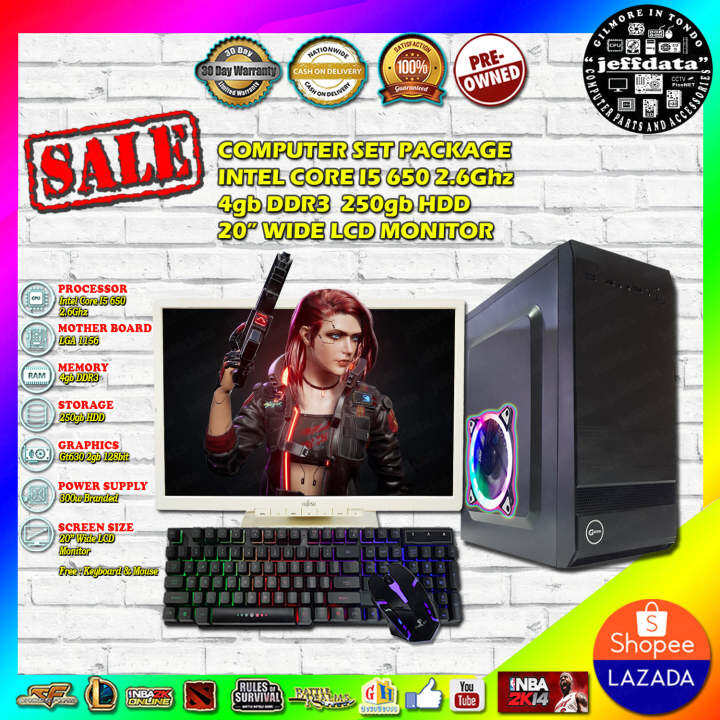 gaming pc set sale