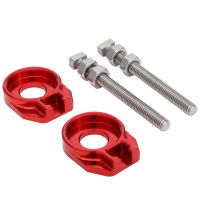 Motorcycle Rear Axle Block CNC Red Adjuster For Honda Z50R CRF50F CRF70F CRF80F 100F XR50R 70R 80R C70 CT70 XL75 100S 80S NS50F