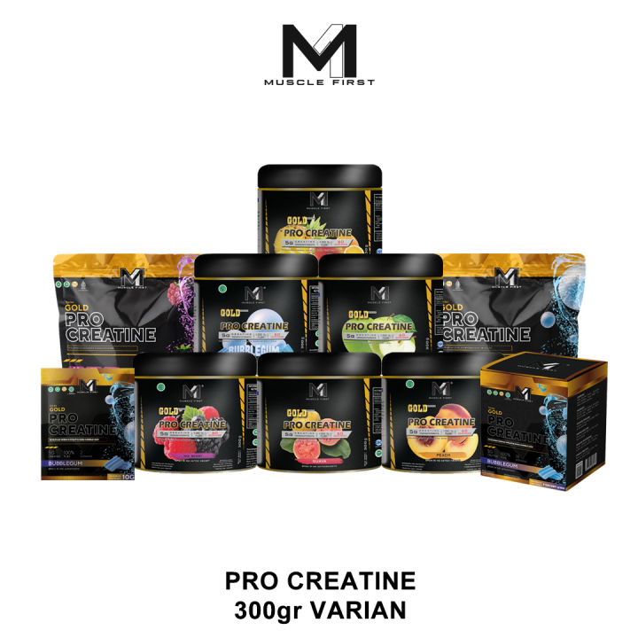 M1 Muscle First Pro Gold Creatine For Muscle Strength | Suplemen Untuk ...