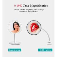 10x Magnifying Mirror Creative Makeup Mirror Cosmetic Mirror With Suction Cup