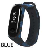 สายสำรอง สายซิลิโคน สาย Xoami miband3 miband4 mi band 3 ลายพราง พร้อมส่งจากไทย  คุ้มสุดๆ