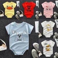 COD DSFERTEREERRE 66-90 Stock Summer Bayi Short Sleeve Romper Cotton Print Floral Outfits Infantil Jumpsuit Infants Kartun Bodysuit Baby Baju Girl or Boy Sleepsuit Newborn Clothing Unisex 0-12 bulan Kids Cute Rompers