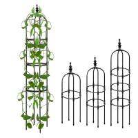 Plant Cages For Outdoor Plants Metal Flower Support For Climbing Home Decor For Lawn Porch Balcony Garden Patio For Vegetables Ivy Jasmine Climbing benchmark