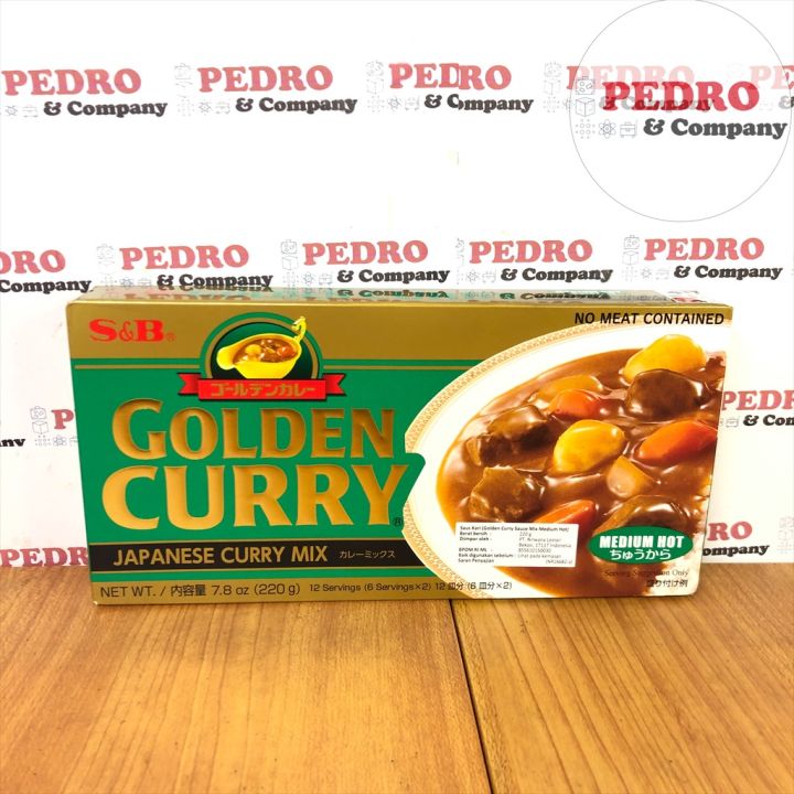 S&B Golden Curry Medium Hot Japanese 220 Gram | Lazada Indonesia