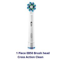 Eb50 B หัวแปรง S Cross Action ที่ทำความสะอาดช่องปากลึกสำหรับผู้ใหญ่ Oral-B แปรงสีฟันไฟฟ้าโรตารี่เปลี่ยนหัวแปรงสีฟันหัวแปรง