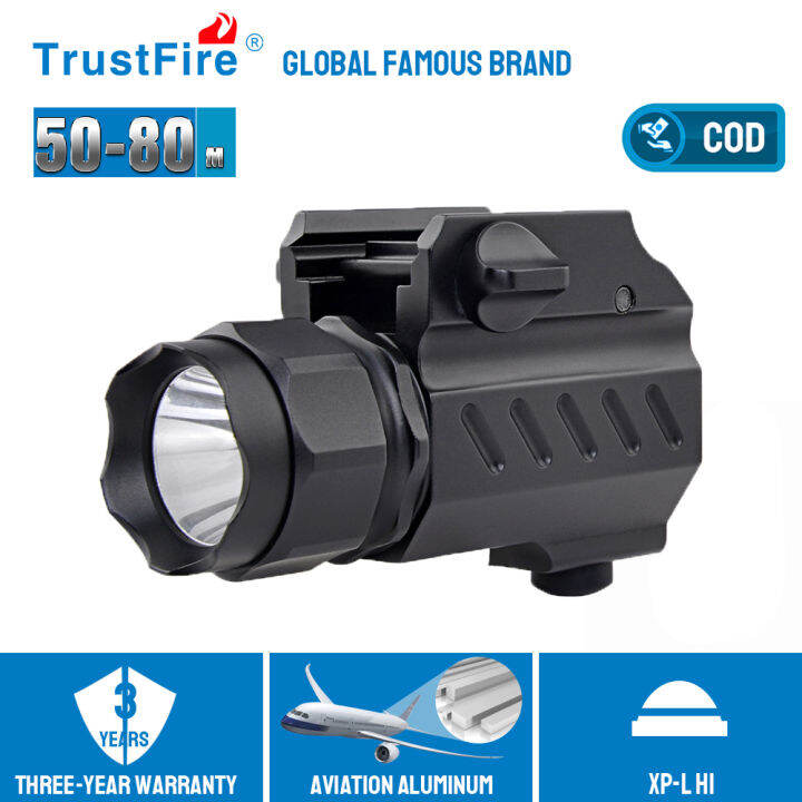 TrustFire G02 LED Tactical Flashlight Quick Disassembly Weapon Light