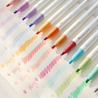 DFVDSFG ทนทานต่อการใช้งาน ภาษาญี่ปุ่นญี่ปุ่น เครื่องเขียนสำหรับนักเรียน แปรง4มม. สีแวววาว อุปกรณ์การเรียนสำนักงาน ปากกาเรืองแสงเป็นประกาย ชุดปากกาเน้นข้อความ Bling ปากกาวาดภาพระบายสี ปากกากราฟฟิตีมันเงา