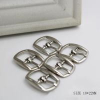 ZMASEY Metal Shoes Bags Buckles 10Pcs/Lot 18x22mm Shoe Belt Decor Pin Buckle Handbag Strap Clasp DIY Leather Sewing Accessories