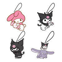 3แพ็ค Kawaii Sanrio MyMelody Kuromi น้ำมันหอมระเหยกระจายน้ำหอมการ์ตูนรถอากาศสดชื่นกลิ่นบริสุทธิ์อากาศจี้ของขวัญ