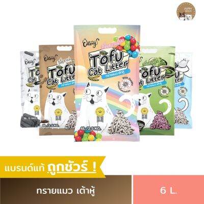 ทรายแมว CATORY (6ลิตร) ทรายแมวเต้าหู้ ห้องน้ำแมว เก็บกลิ่น จับก้อนไว ไร้ฝุ่น ปลอดภัยต่อสัตว์เลี้ยง