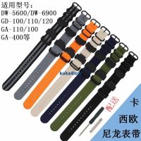 Suitable For Recommended By The Store Manager Replacement Casio GA110 GSHOCK Nylon Canvas Strap GA100GA400DW5600M5610 0703