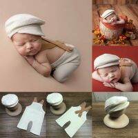 ✢▥ 41Iaqdo79ldbk Baby Boys Little Gentleman Duckbill Hat Roupas Calças Compridas E Set Para Recém-nascidos Fotografia Props Photo Studio Costume