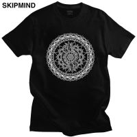 Flower Mandala Tshirt Men Soft Cotton Geometric Bloom Tees Shirt O-neck Short Sleeve Casual T-shirt Clothing Merchandise Gift XS-6XL