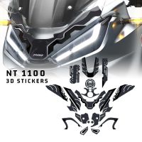 For HONDA NT1100 NT 1100 2022 2023 3D Motorcycle Resin Epoxy Sticker Side boomerang Tank Pad Anti Scratch Decal Non-slip TankPad Decals  Emblems