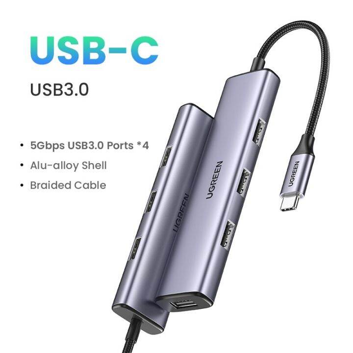 UGREEN USB C HUB 1000Mbps HUB USBC To USB3.0 RJ45 For Laptop