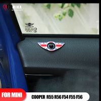 ❒☬ 2PCS Car Window Lock Pin Wing For Mini Cooper R55 R56 R60 F54 F55 F56 F60 Metal Cover Stickers Auto Parts Accessories Decorative