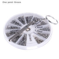 One point threes 600pcs Tiny SCREWS NUT + ไขควงนาฬิกาแว่นตาแว่นตาซ่อมชุดเครื่องมือใหม่