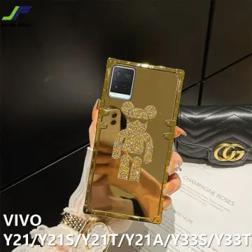 Vivo Y21T Back Cover Gold plated Cover - Full LV