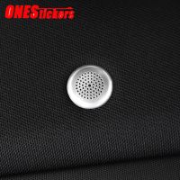 For Mercedes Benz C S Class W206 W223 2021 2022+ Stainless Steel Car Accessories Roof Microphone Trim Cover Decorative Sequins