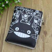 TOTORO กระเป๋าสตางค์ Dompet Koin สำหรับผู้ใหญ่วัยรุ่นเด็กผู้หญิงเด็กผู้ชายเด็กพวงกุญแจโลหะการ์ตูนการ์ตูนสั้นหนัง Pu กระเป๋าสตางค์นักเรียนแนวตั้ง0000