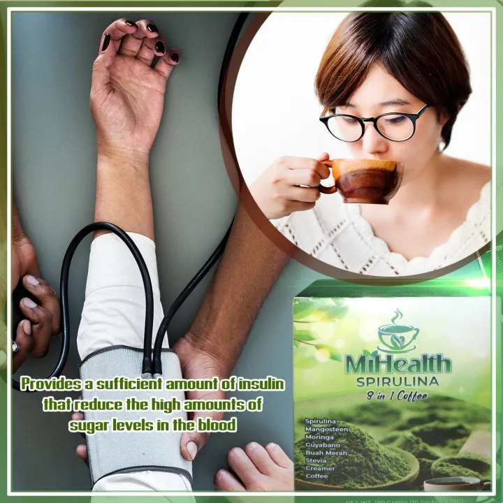 Spirulina Coffee Food Supplement for Immunity and Fight against Cancer
