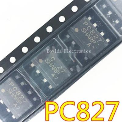 10ชิ้นใหม่เดิม PC827 SOP-8แพทช์ Optocoupler Ic ชิป PC817-2 EL827 LTV-827S