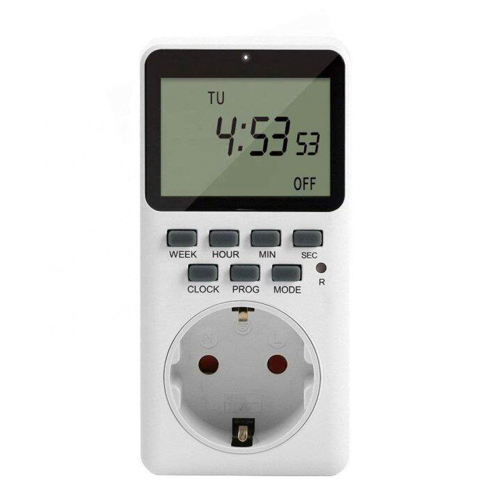 Outlet Timer Digital Programmable Timer Heavy Duty Smart Indoor Timer