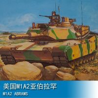 ทรัมเป็ตเตอร์00337 1/35ไฟฟ้า M1A2 Abrams รถถังประจัญบานหลักพร้อมมอเตอร์ + ถังทหารชุดสร้างหุ่นประกอบสำหรับ DIY