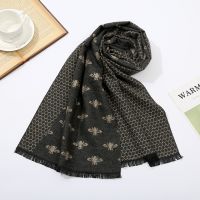 【Miki Xinyuan】 BrandScarf Men FashionWinter ผ้าพันคอแคชเมียร์ที่อบอุ่น LuxuryScarfs Wrap Shawl Bufanda De Los Hombres