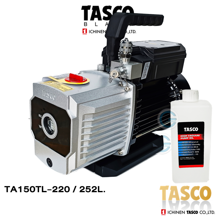 แวคคั่มปั๊ม-tasco-black-แวคคั่มปั้ม-tz150tl-220-2-stage-two-stage-แวคคั่มปั๊ม-2-ชั้น-8-9-cfm-252l-min-new