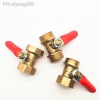 1/4 3/8 1/2 BSP Female Thread Mini Ball Valve Brass Connector Joint Copper Fitting Coupler Adapter Water Air Oil